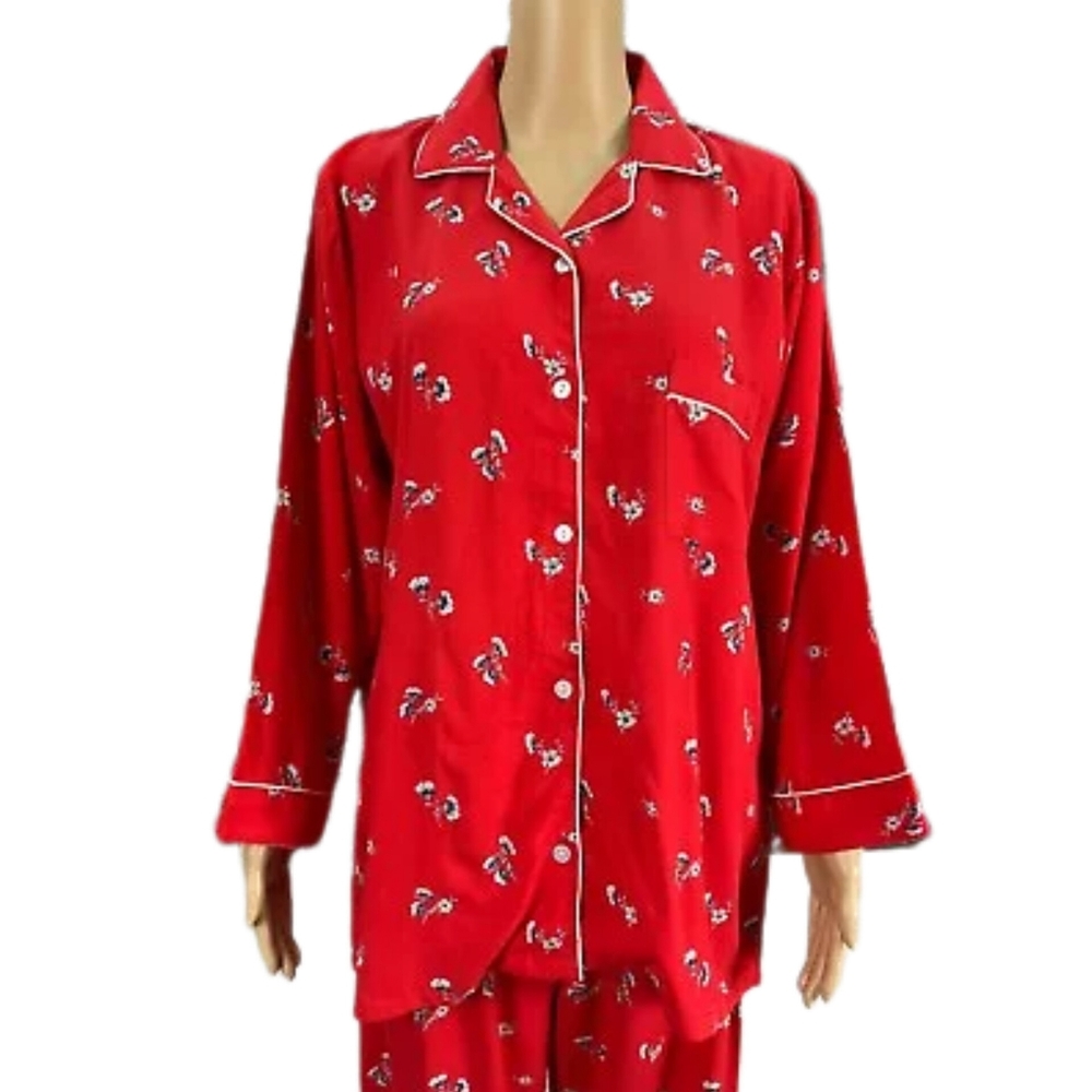 WOMEN LINEN SLEEPING 2 PIECE pajama set in size M.